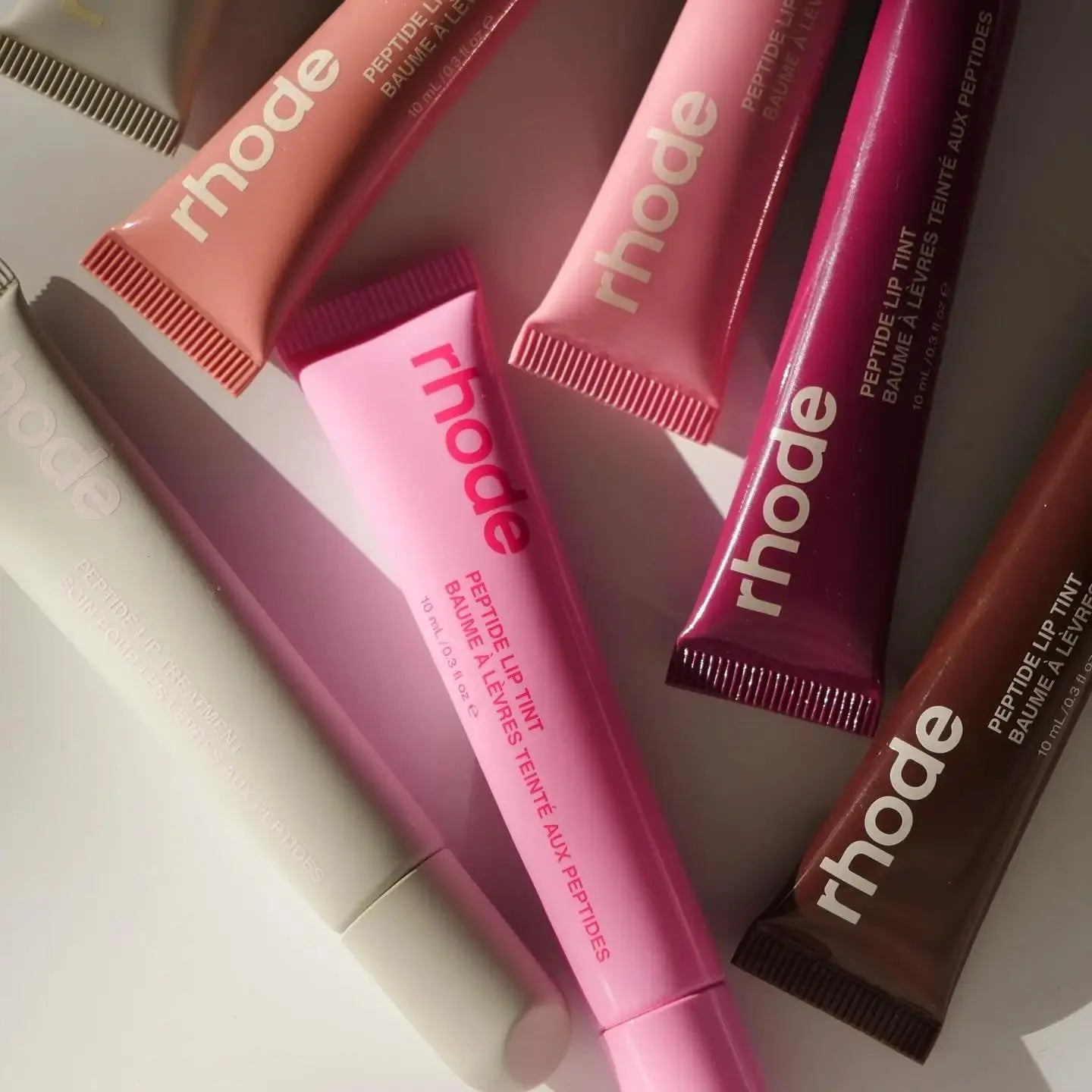 Rhode lip glaze lip glosses assortment of pink and berry tubes