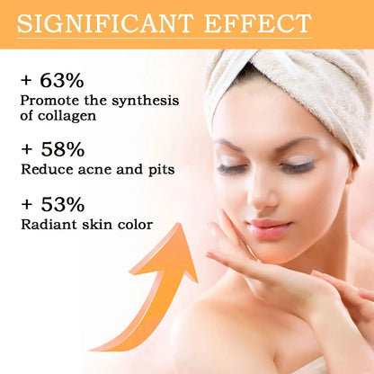 Glycolic acid 7% toning solution presented with woman applying skincare after cleansing