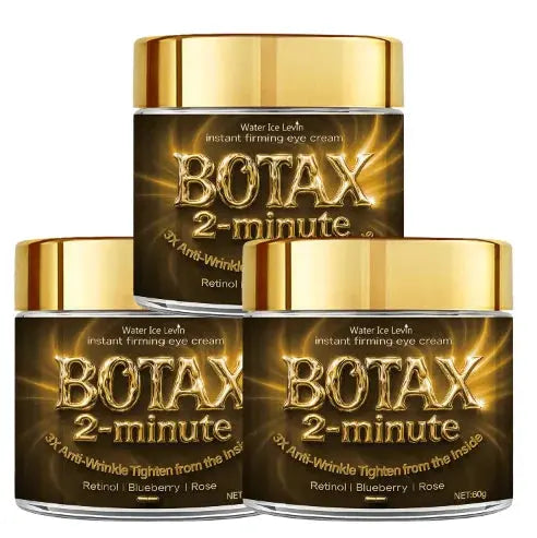 BOTAX 2-minute anti-wrinkle eye cream set of three jars with gold lids