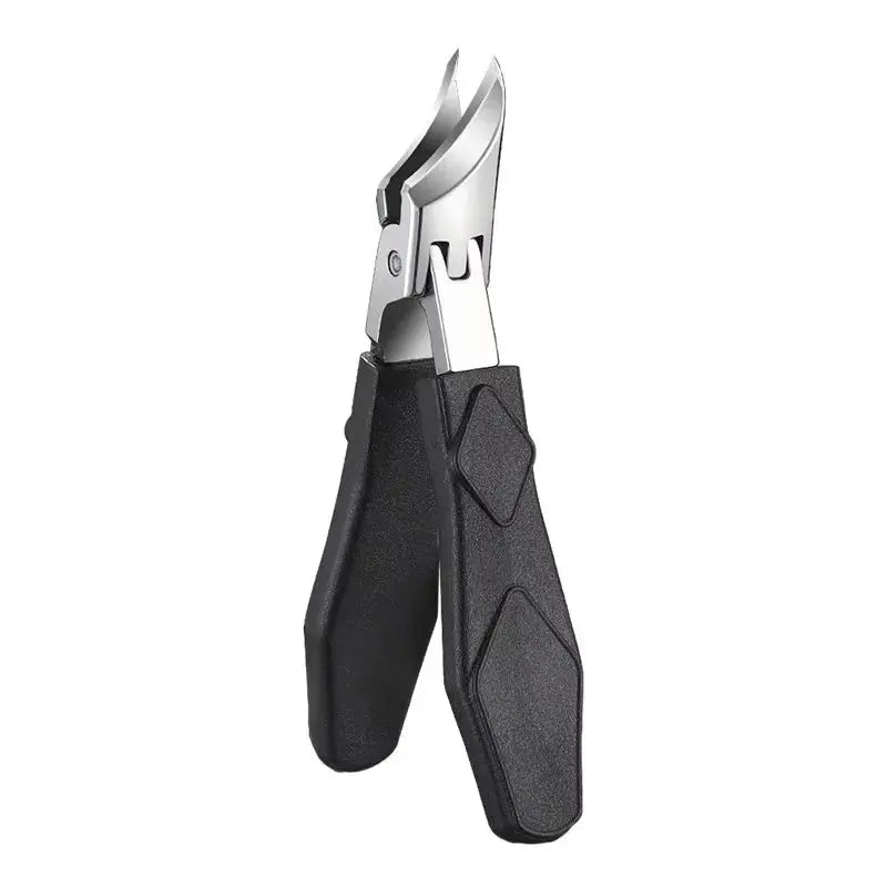 Toenail clipper nipper with stainless-steel blades, black handle