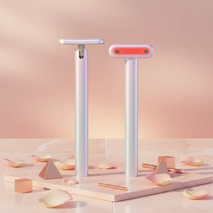 Pair of purple sculpting wands with red light windows, standing side by side